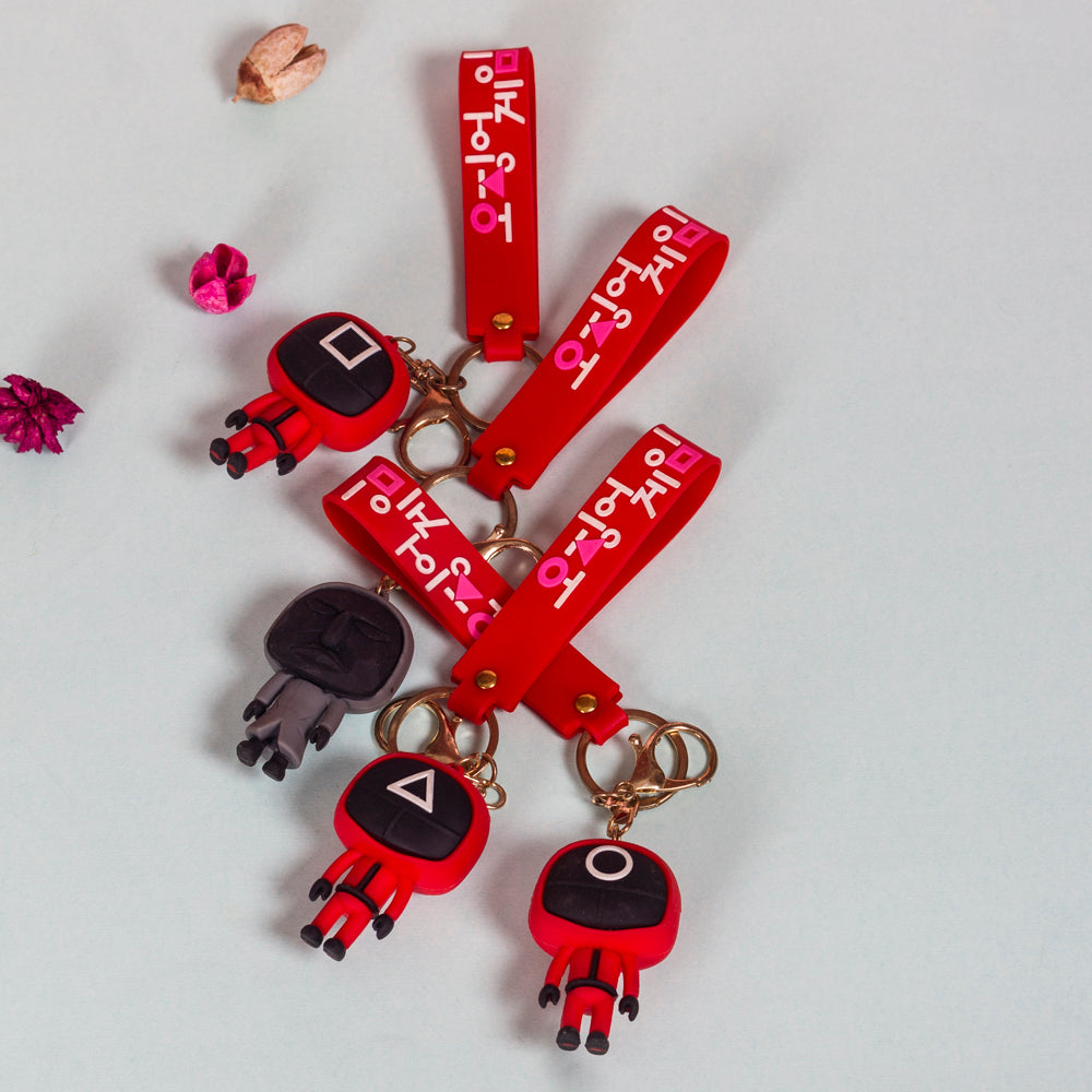 Squid Game Silicone Keychain