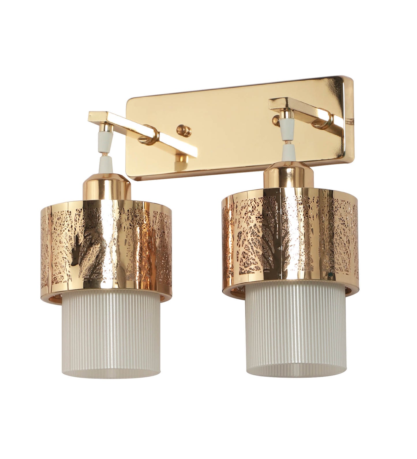 Double hanging Golden Finish Wall Light