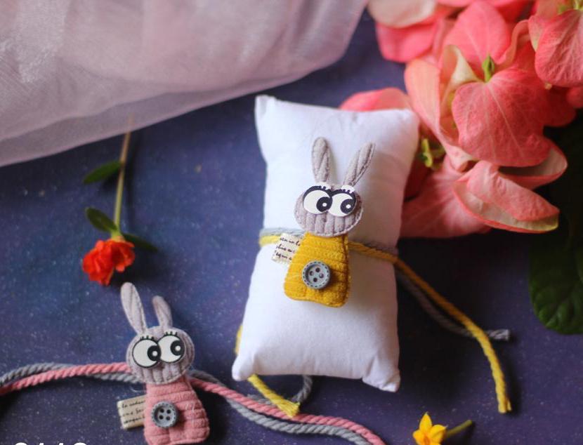 Cute Little Teddy Kids Rakhi
