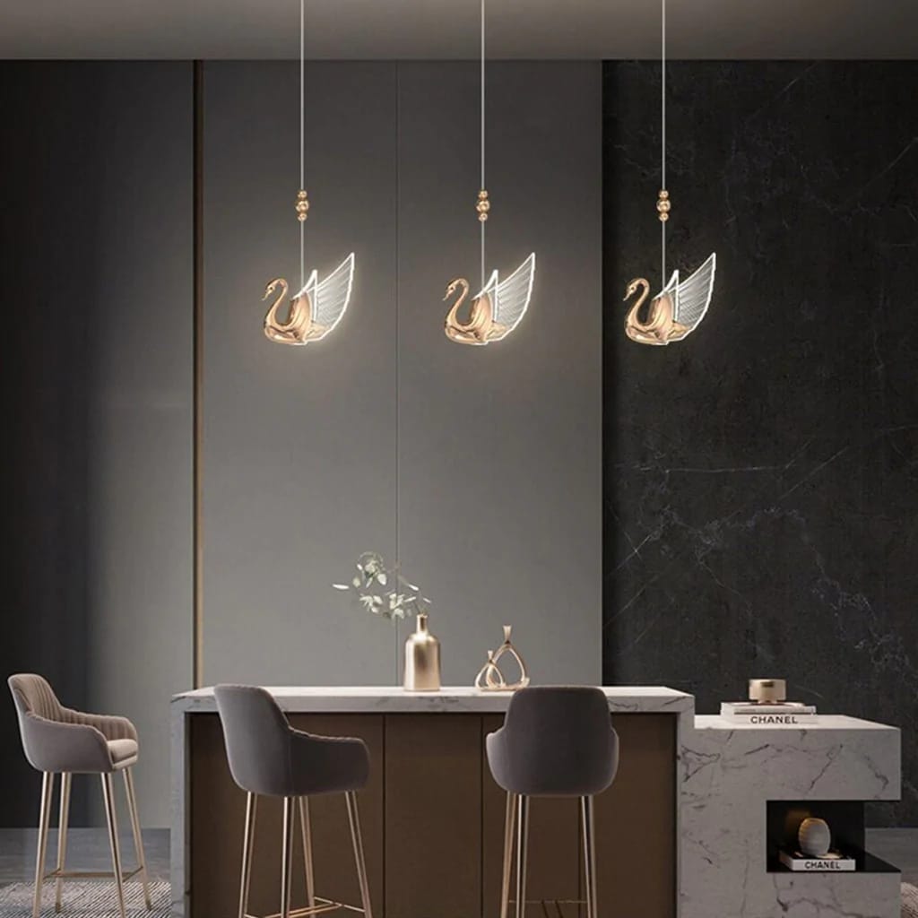 LED SWAN PENDANT LAMP - WARM WHITE