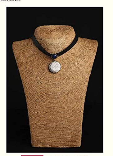 White Stone Choker Necklace Jewellery for Women - Coral Tree