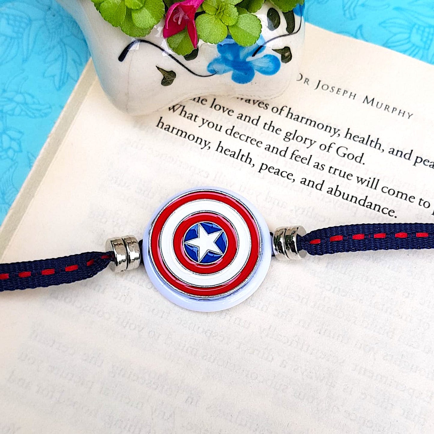 Captain America: The First Avenger kids Metal Rakhi