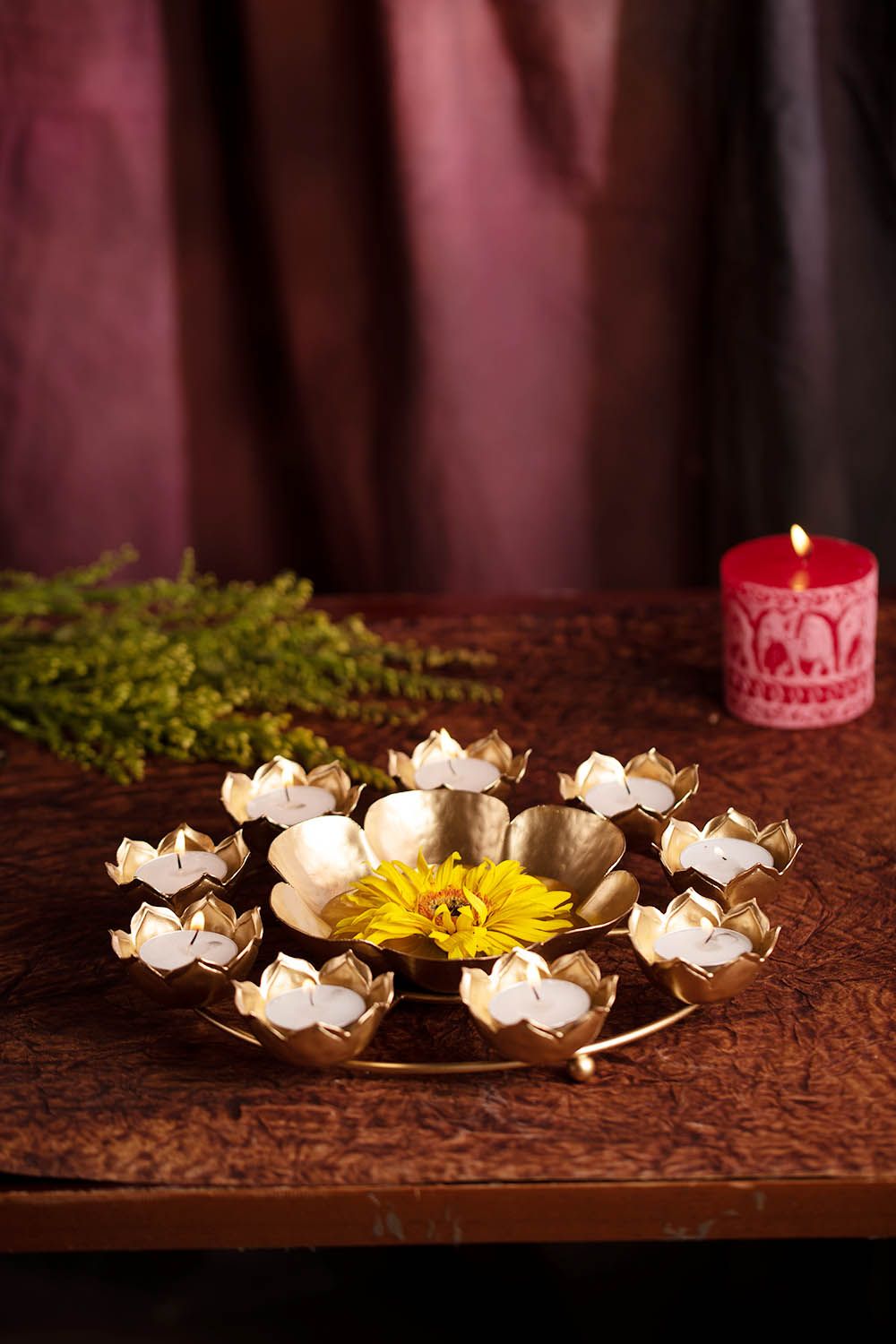 RANGOLI STYLE CIRCULAR URLI
