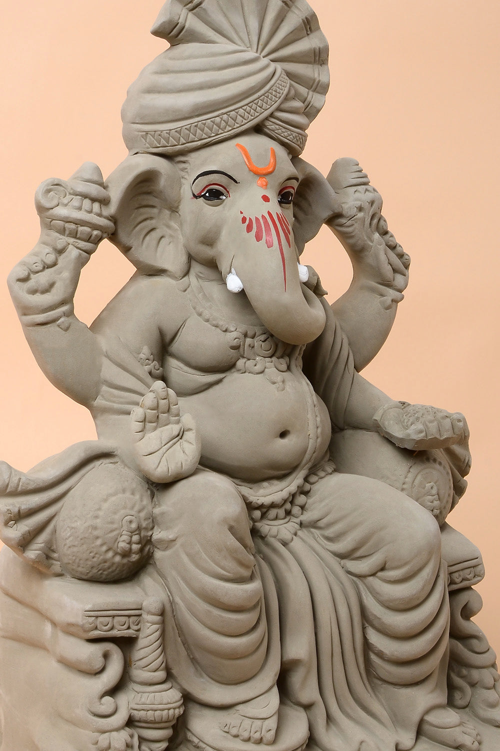 12 inch lal bhag Eco friendly Ganesh ji
