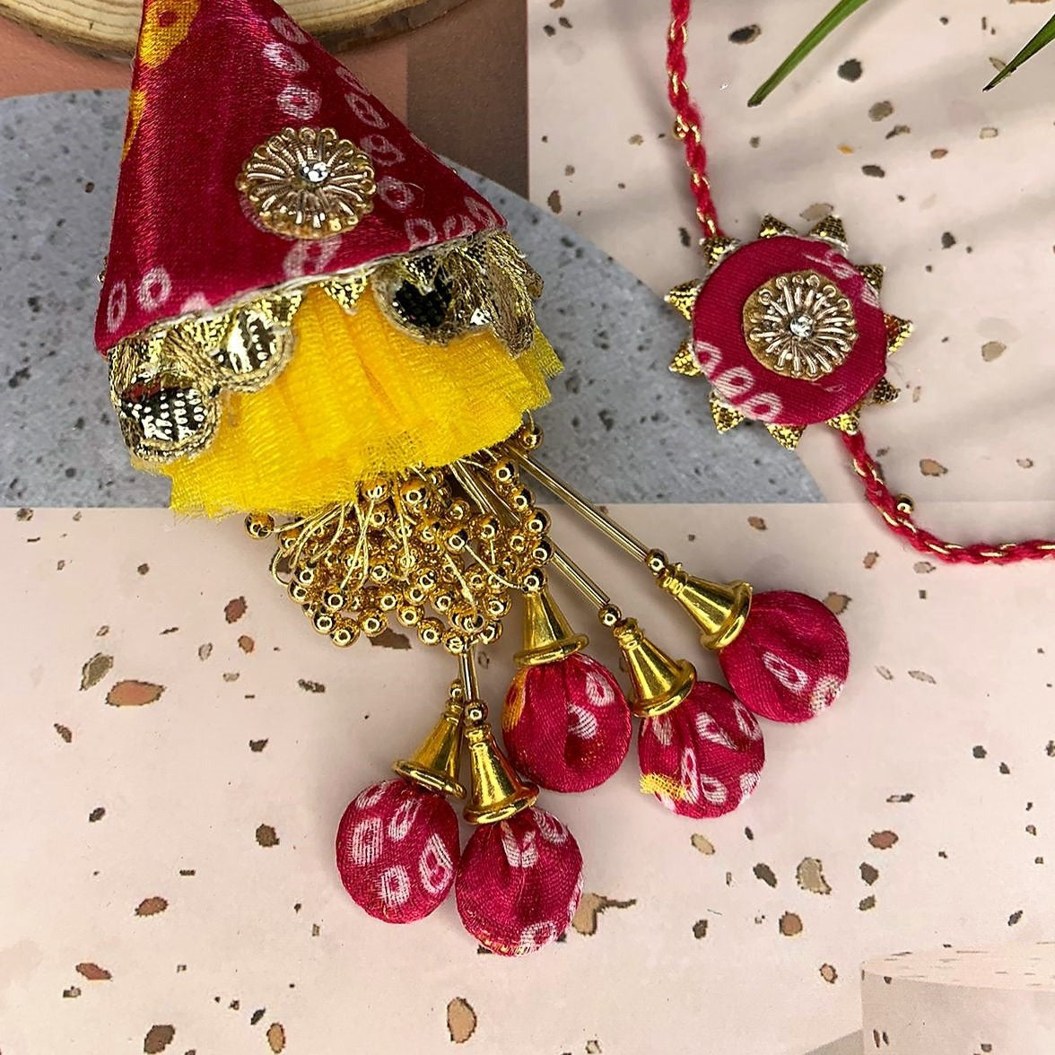 bandhej lumba set