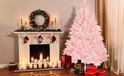 Candy floss Pink snow X'mas tree(approx 5ft)