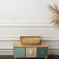 2 wick Brass Aroma Candle