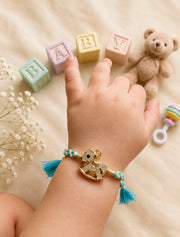 Adjustable horse charm Rakhi for Little Brother