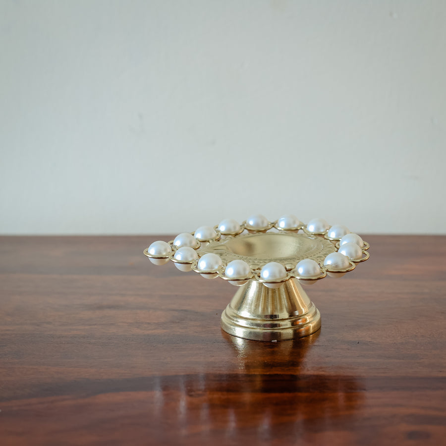 Metallic Pearl Diya