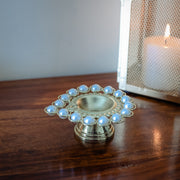 Metallic Pearl Diya