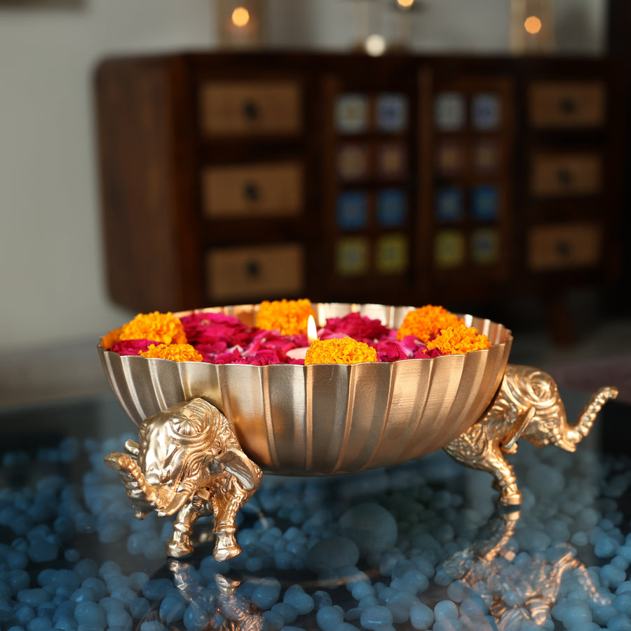 Metal Urli for Diwali Decoration
