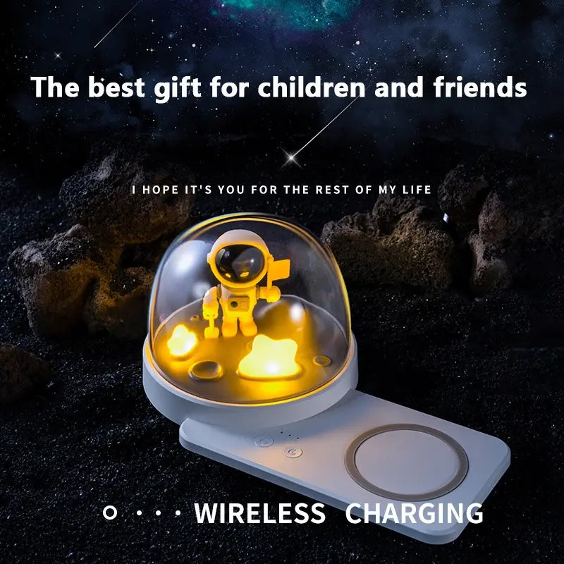 Moon Landing Bluetooth Speaker & Wireless Charging