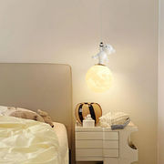 Pendant Kids Room Light with Glowing Light Cartoon Wall Light,