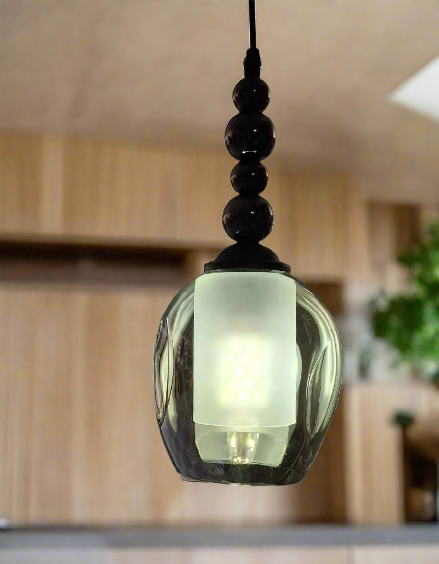 Crystal Glass Antique Vintage Pendant light, Teardrop Hanging Lights