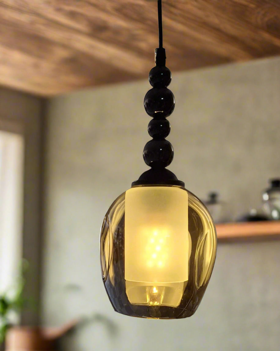 Crystal Glass Antique Vintage Pendant light, Teardrop Hanging Lights