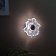 Crystal Gold LED  Flower Glass Style Wall Light