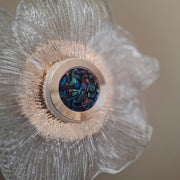 Crystal Gold LED  Flower Glass Style Wall Light