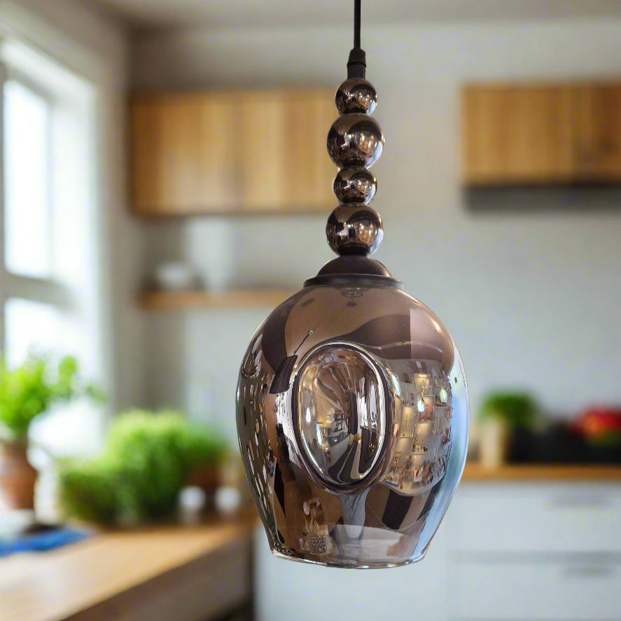 Crystal Glass Antique Vintage Pendant light, Teardrop Hanging Lights