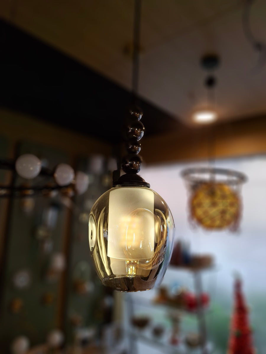 Crystal Glass Antique Vintage Pendant light, Teardrop Hanging Lights