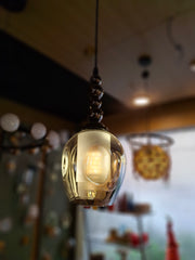 Crystal Glass Antique Vintage Pendant light, Teardrop Hanging Lights