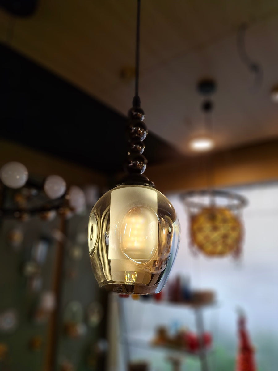 Crystal Glass Antique Vintage Pendant light, Teardrop Hanging Lights