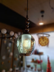 Crystal Glass Antique Vintage Pendant light, Teardrop Hanging Lights
