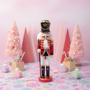 Coral Tree 12inch Royal Guardsman Nutcracker – Wooden Red & Gold Christmas Figurine