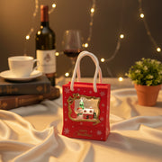 Coral Tree Santa Christmas Gift-Bag LED Light with Music | Festive Table Decor | Battery Operated