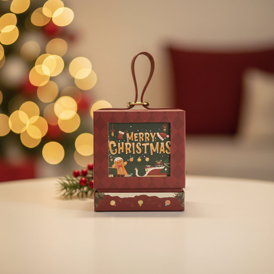 Coral Tree Christmas Gift Box for Kids – 11×10×10 cm