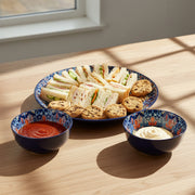 Hand-Painted Ceramic Plate & Bowl Set