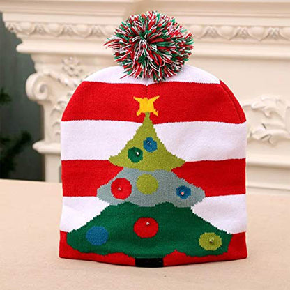 Christmas Style LED Winter Cap