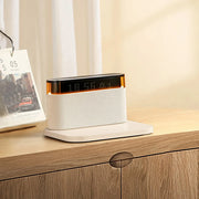 Coral Tree 20W Bluetooth Speaker with Wireless Charger & Digital Clock | RGB Touch Lamp | 15W Fast Charging Dock