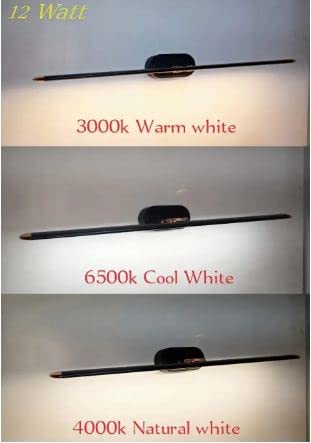 Golden Finish LED Picture Photo Frame Wall/Light with 3 Step Light