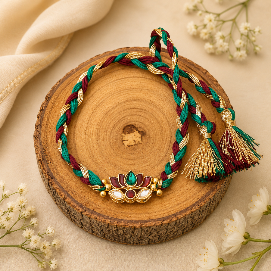 Royal Lotus Rakhi