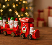 Wooden Christmas Toy Train – 38 cm