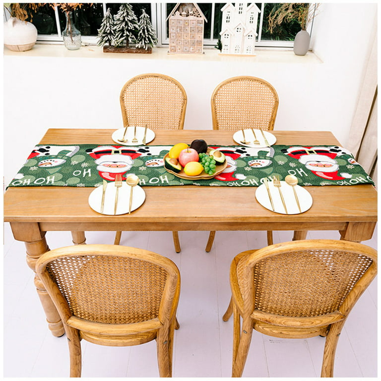 Christmas Table Runner Dining Table Decoration