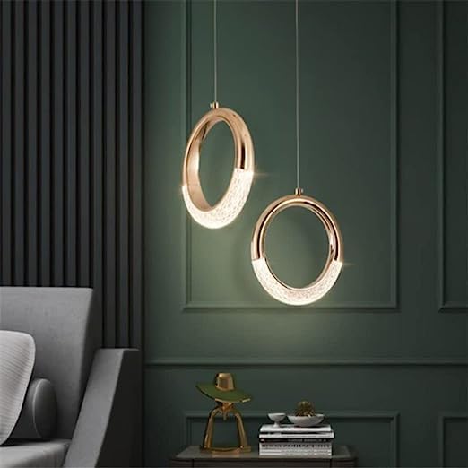 Half Moon Hanging Pendent Light Suitable for Living Room