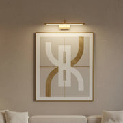Modern Gold LED Picture Wall Light 50cm | 3 Color Changing | Slim Metal Art & Mirror Light