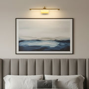 Modern Gold LED Picture Wall Light 50cm | 3 Color Changing | Slim Metal Art & Mirror Light