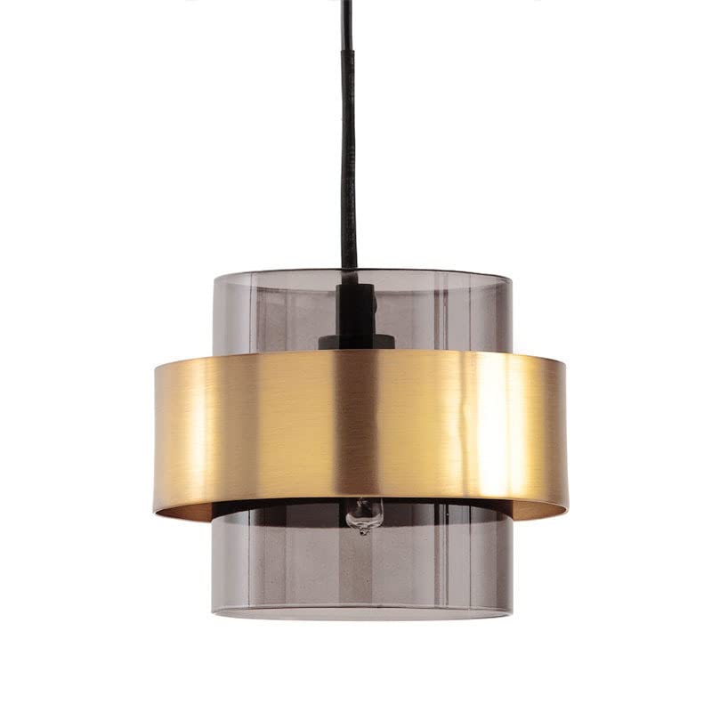 Modern Glass Pendant Light Fixtures Brass Ceiling Hanging Light