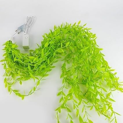 Artificial Vine Leaf Curtain LED String Light, 200 LEDs