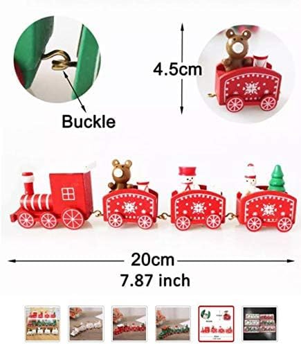 wooden Christmas train for decoration