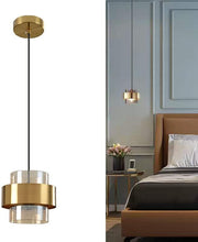 Modern Glass Pendant Light Fixtures Brass Ceiling Hanging Light