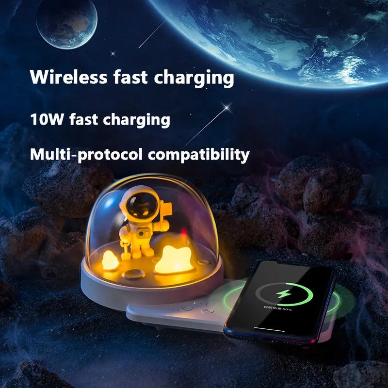 Moon Landing Bluetooth Speaker & Wireless Charging