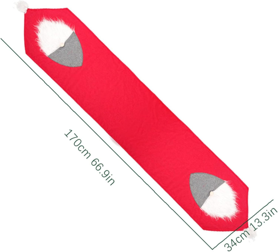 Christmas 3D Santa Claus Table Runner