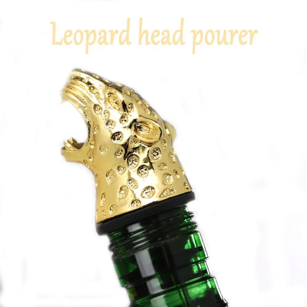 Stainless Steel leapard style Wine Pourer