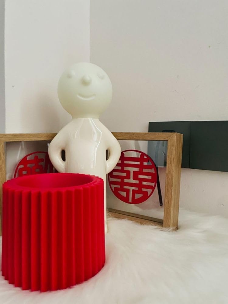 Naughty Bedside Desk Table Lamp- Red Cap