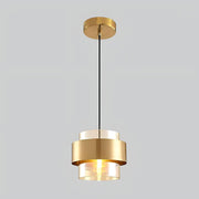 Modern Glass Pendant Light Fixtures Brass Ceiling Hanging Light