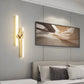 Modern minimalist living room bedroom bedside bedroom GOLDEN long LED acrylic Wall Lamp