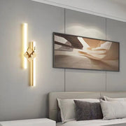Modern Minimalist Living Room LED Acrylic Wall Lamp (Golden)